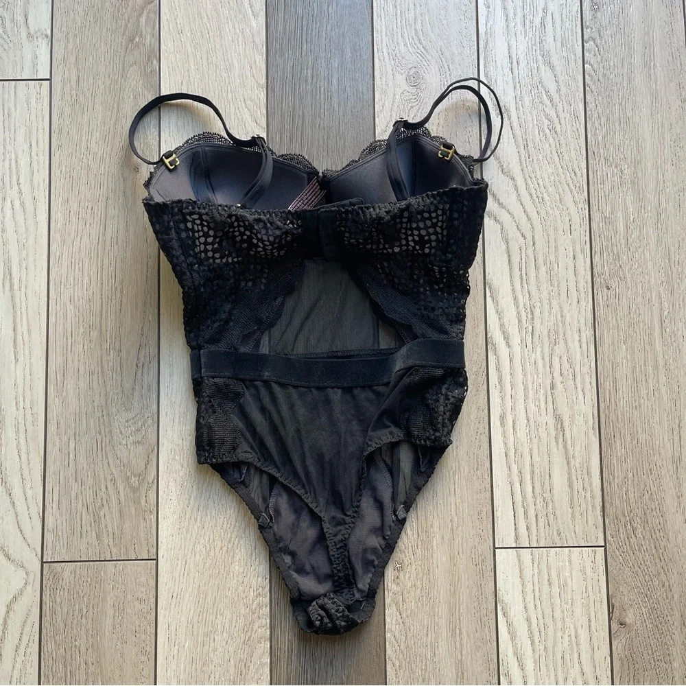 Victoria's Secret Black Bodysuit